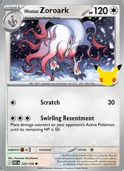 Hisuian Zoroark — 30th Celebration #123