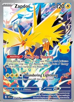 Zapdos — 30th Celebration #133