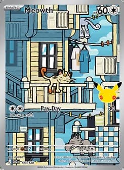 Meowth — 30th Celebration #144