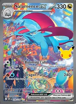 Salamence ex — 30th Celebration #156