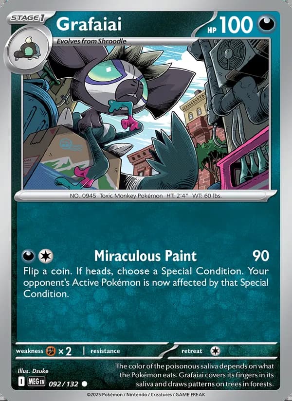 Grafaiai — Mega Evolution #092