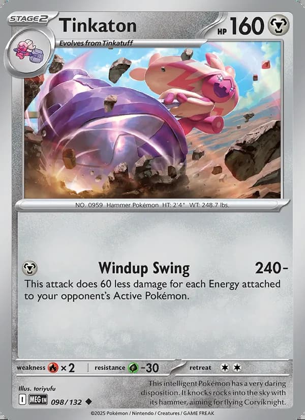 Tinkaton — Mega Evolution #098