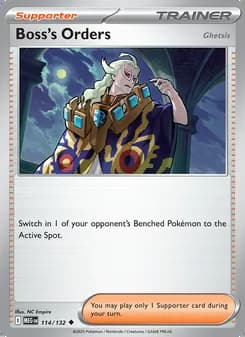 Boss's Orders — Mega Evolution #114