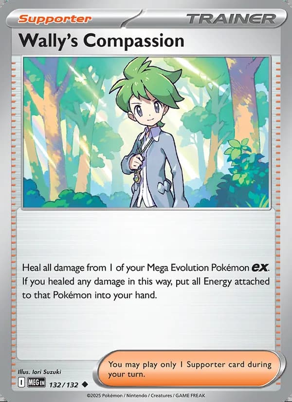 Wally's Compassion — Mega Evolution #132