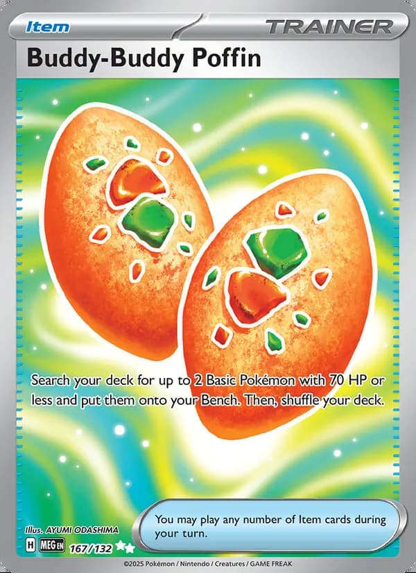 Buddy-Buddy Poffin — Mega Evolution #167