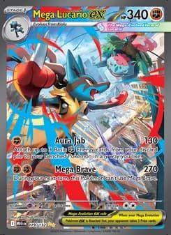 Mega Lucario ex — Mega Evolution #179