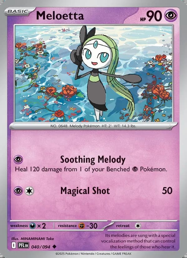 Meloetta — Fuegos Fantasmales #040
