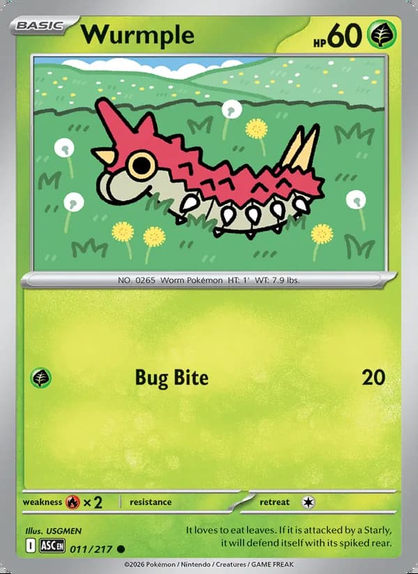 Wurmple — Héroes Ascendentes #011