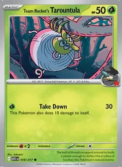 Team Rocket's Tarountula — Ascended Heroes #018