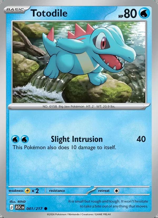 Totodile — Ascended Heroes #041