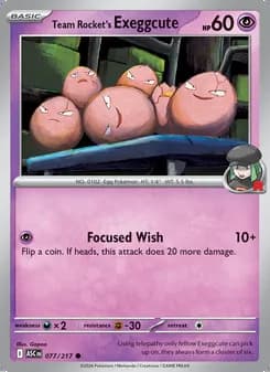 Team Rocket's Exeggcute — Ascended Heroes #077