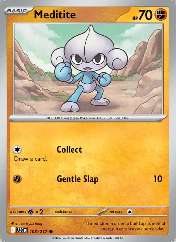 Meditite — Ascended Heroes #103