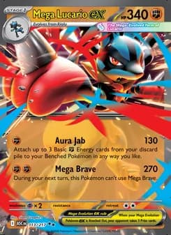 Mega Lucario ex — Ascended Heroes #113
