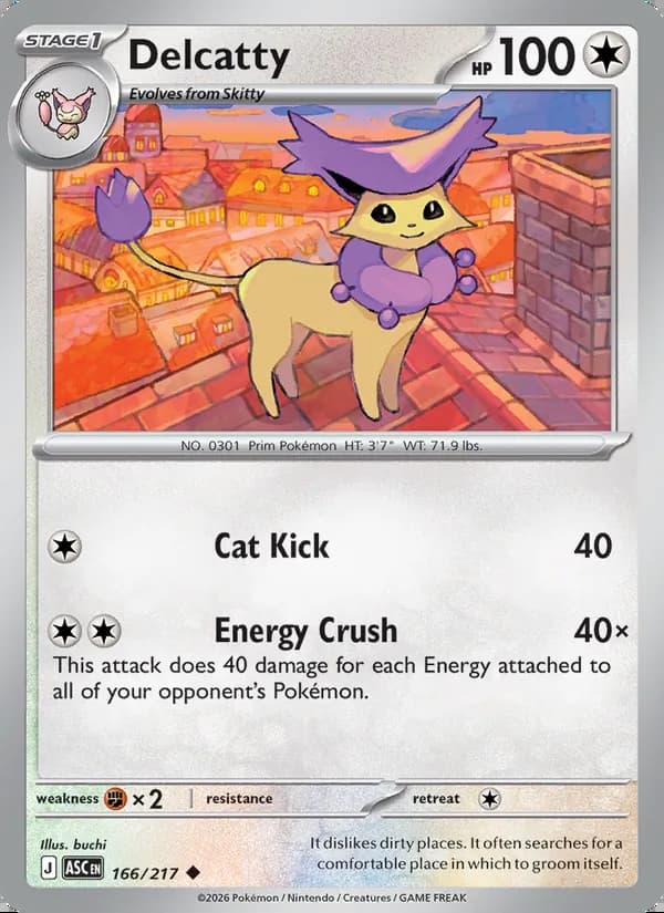 Delcatty — Héroes Ascendentes #166