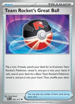 Team Rocket's Great Ball — Ascended Heroes #205