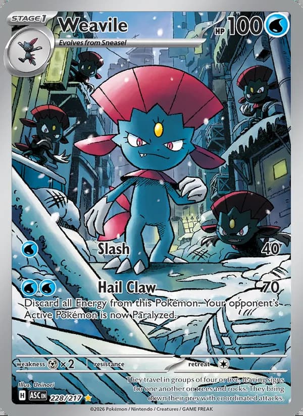 Weavile — Ascended Heroes #228