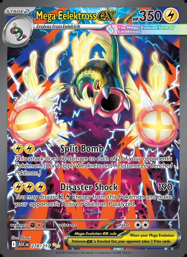 Mega Eelektross ex — Ascended Heroes #278