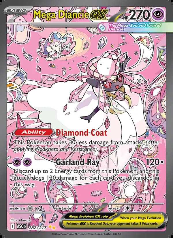 Mega Diancie ex — Ascended Heroes #282