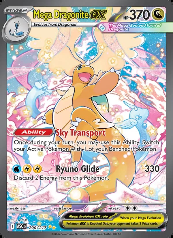Mega Dragonite ex — Ascended Heroes #290