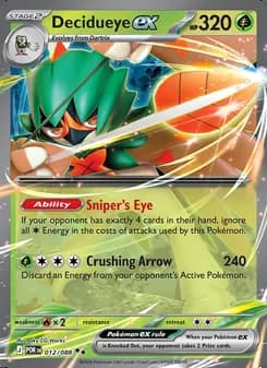 Decidueye ex — Perfect Order #012