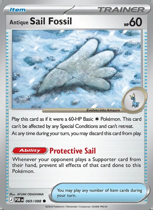 Antique Sail Fossil — Perfect Order #069