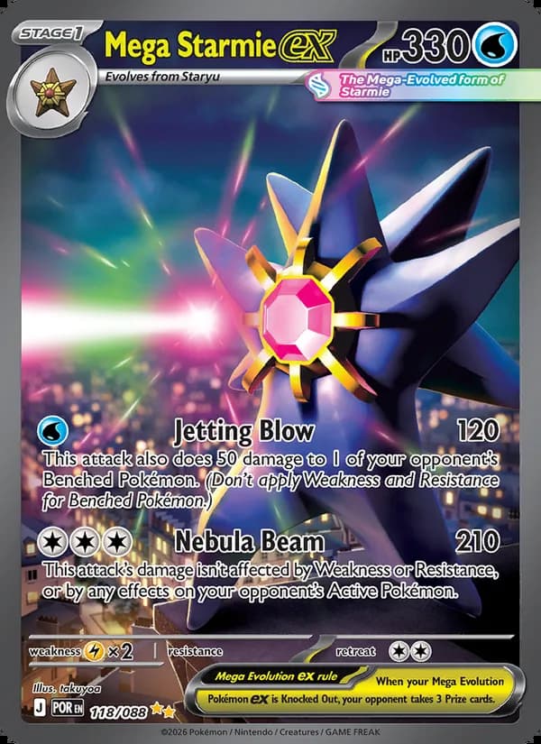 Mega-Starmie ex — Equilibrio Perfecto #118
