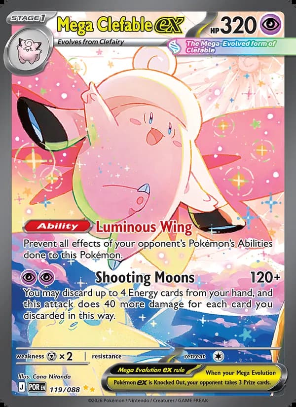 Mega-Clefable ex — Equilibrio Perfecto #119