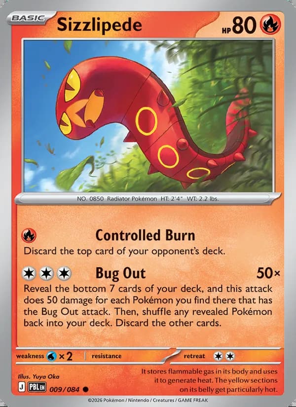 Sizzlipede — Pitch Black #009