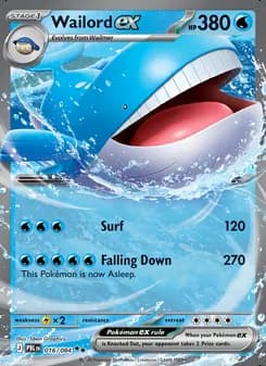 Wailord ex — Pitch Black #016