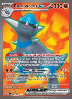 Rampardos ex — Pitch Black #100