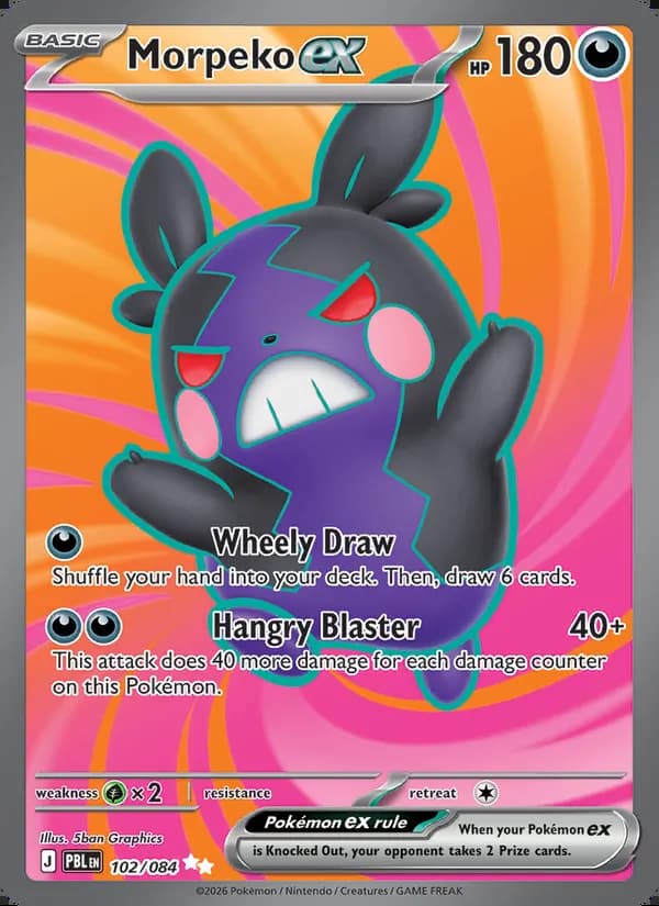 Morpeko ex — Pitch Black #102