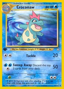 Croconaw — Neo Genesis #32