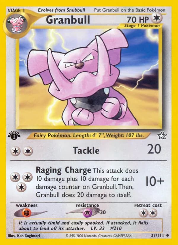 Granbull — Neo Genesis #37