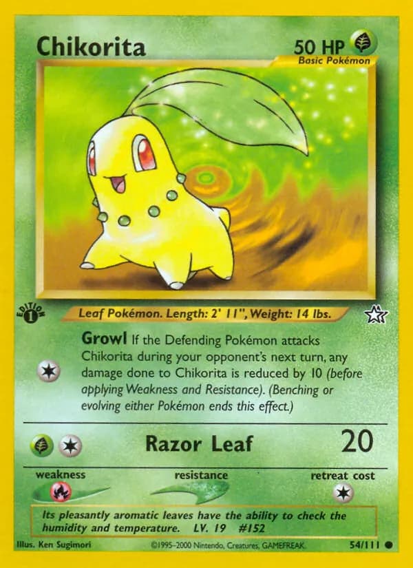 Chikorita — Neo Genesis #54