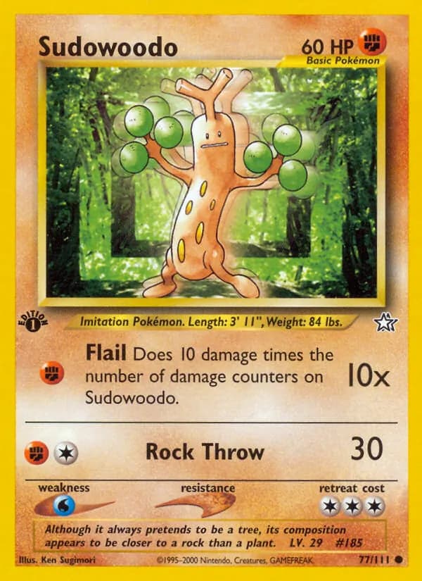 Sudowoodo — Neo Genesis #77