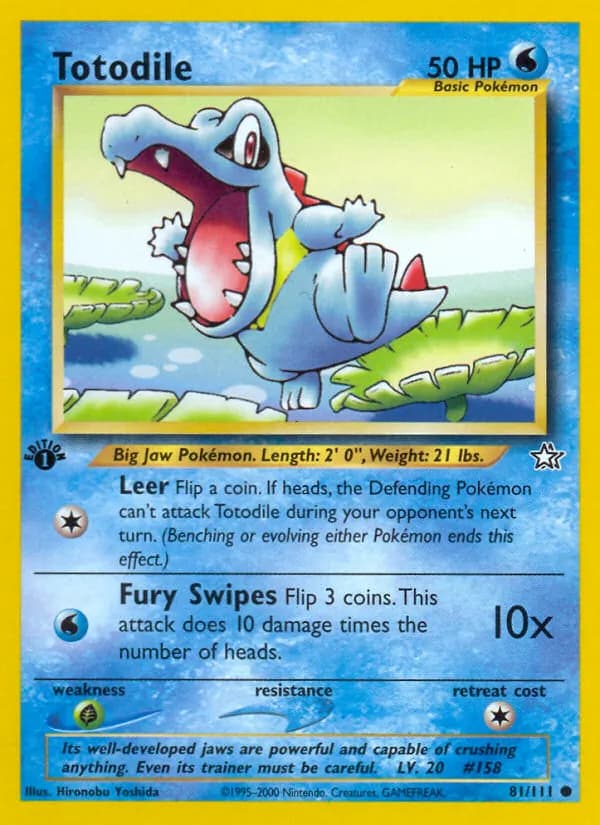 Totodile — Neo Genesis #81