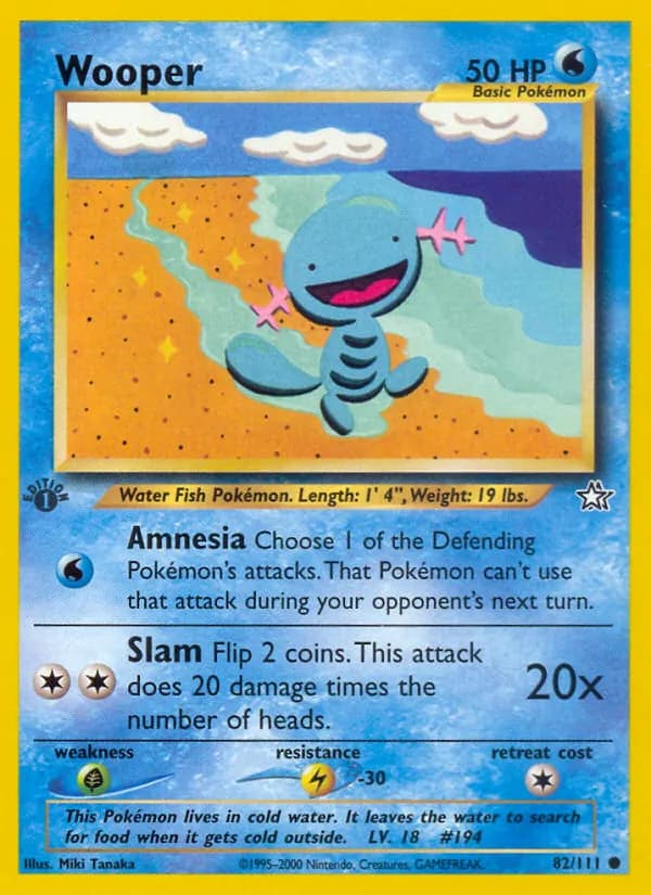 Wooper — Neo Genesis #82