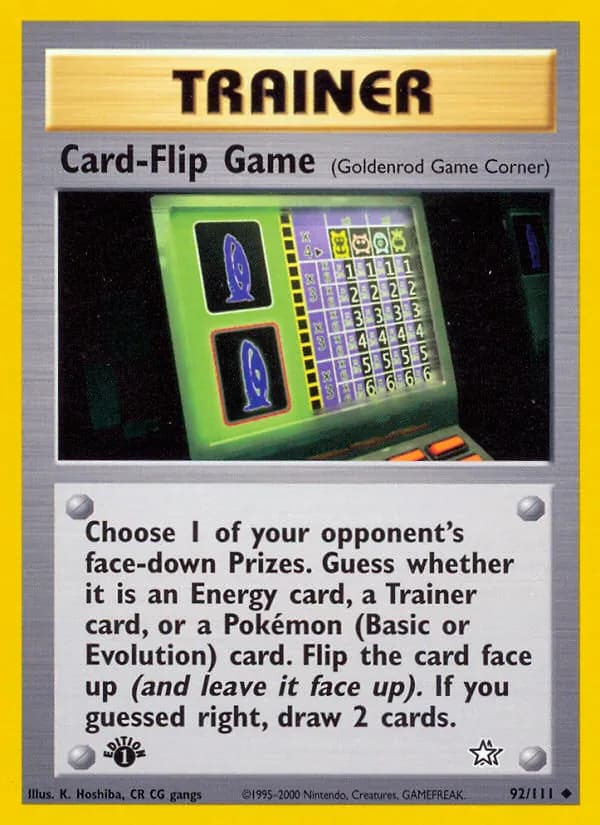 Card-Flip Game — Neo Genesis #92