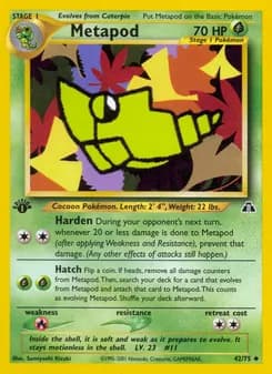 Metapod — Neo Discovery #42