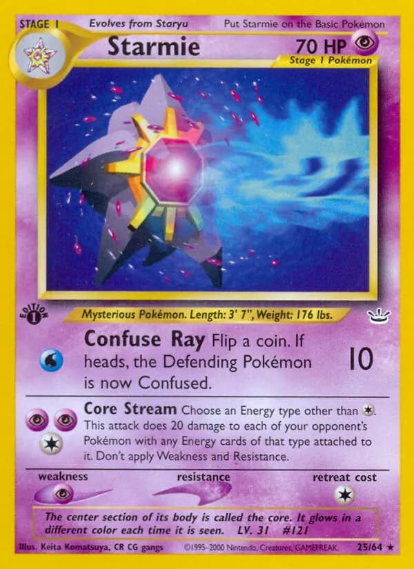 Starmie — Neo Revelation #25