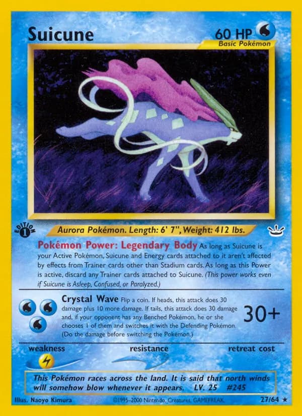 Suicune — Neo Revelation #27