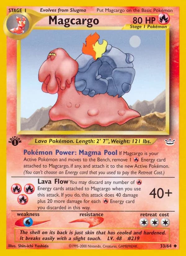 Magcargo — Neo Revelation #33