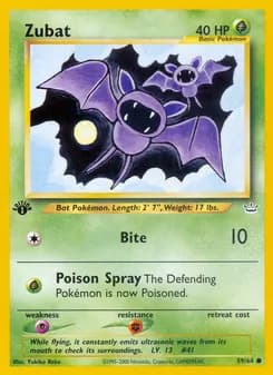 Zubat — Neo Revelation #59