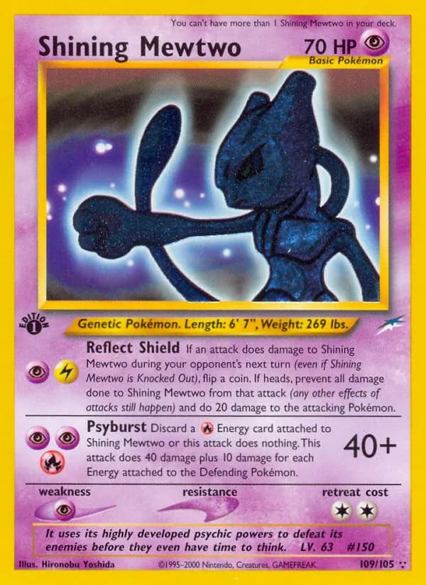 Shining Mewtwo — Neo Destiny #109