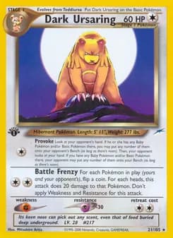 Dark Ursaring — Neo Destiny #21
