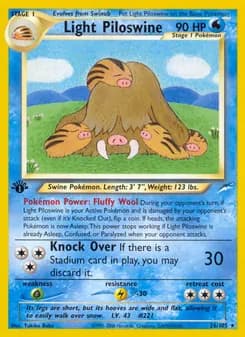 Light Piloswine — Neo Destiny #26