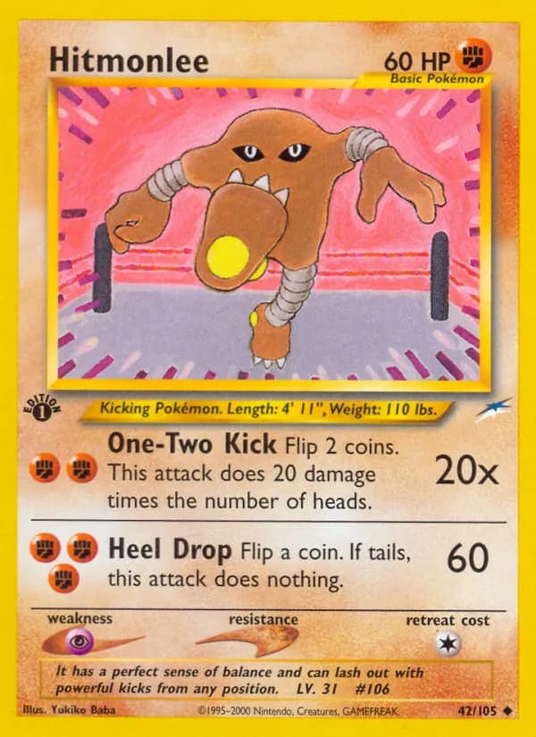 Hitmonlee — Neo Destiny #42