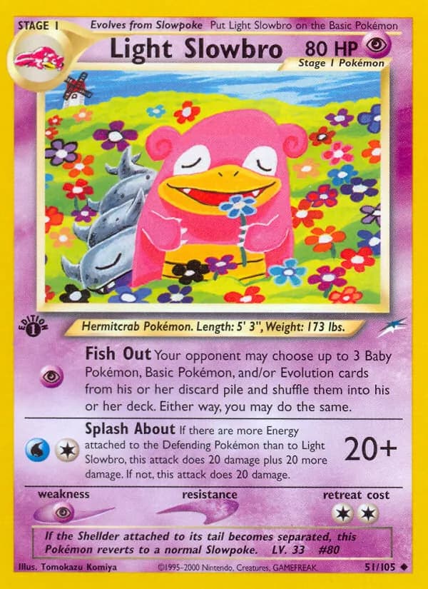 Light Slowbro — Neo Destiny #51