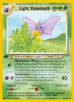 Light Venomoth — Neo Destiny #53