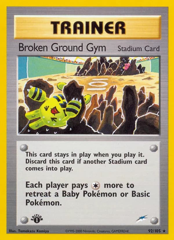Broken Ground Gym — Neo Destiny #92